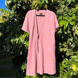 Le Muse pink short sleeve mini dress